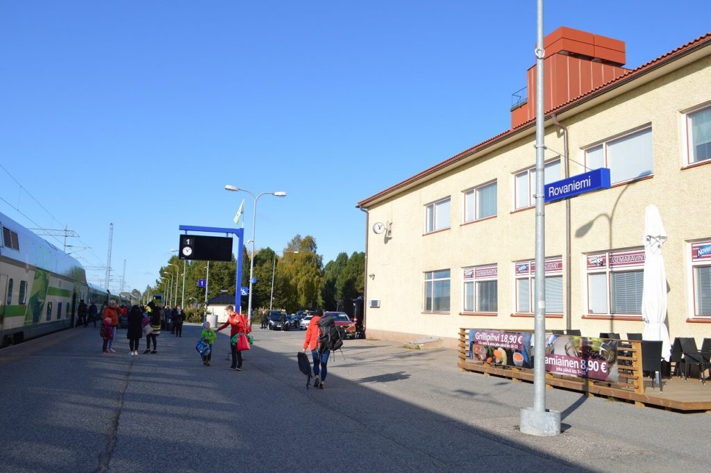 フィンランドのロヴァニエミ駅