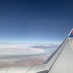 ラパスからウユニへ向かう飛行機からの景色