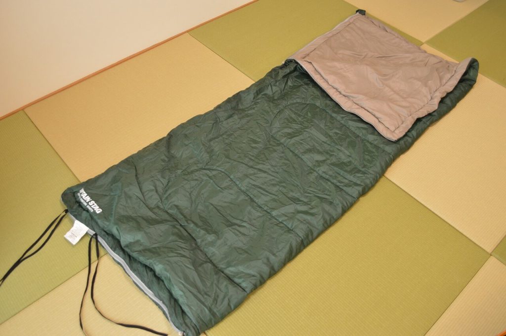 封筒型の寝袋